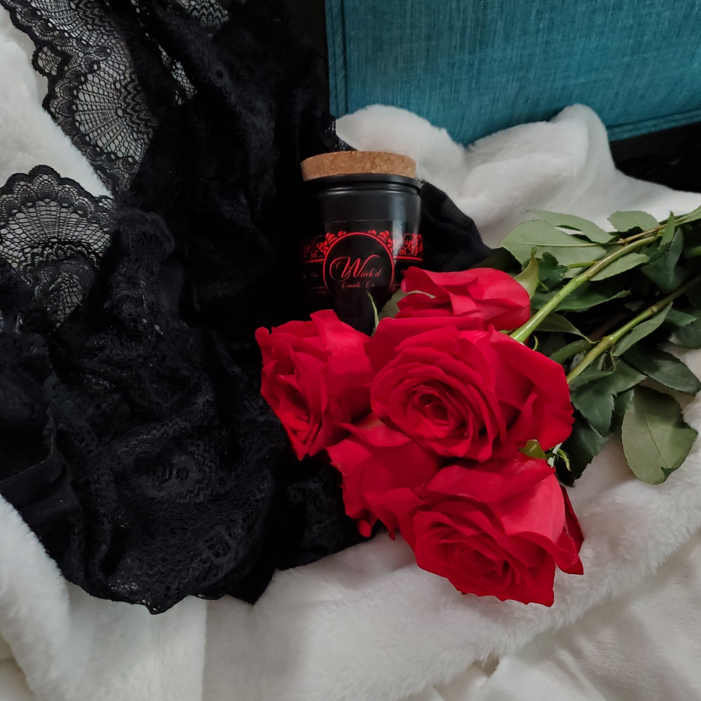 Black Lace & Little White Lies (black cherry and vanilla)