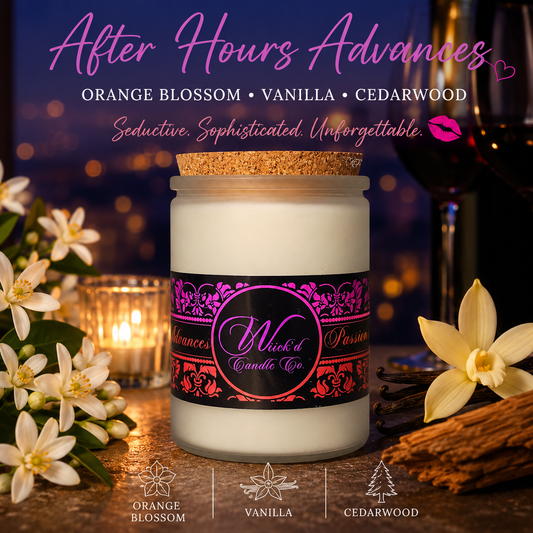 Afterhours Advances & Passionate Glances (cedarwood, vanilla and orange blossom)