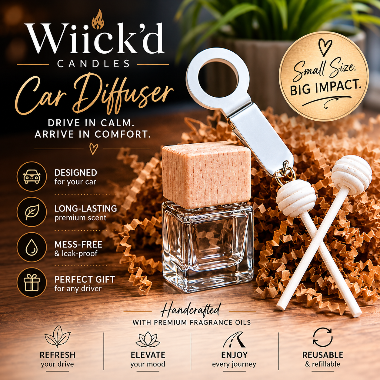 Wiick'd Car Diffusers